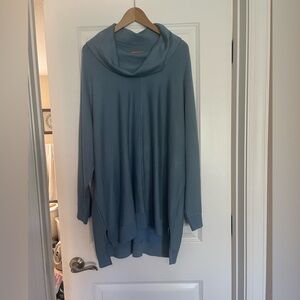 NWT Chelsea & Theodore Mint Cowl Neck Sweater Relaxed Fit 3X
